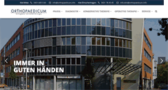 Desktop Screenshot of orthopaedicum.info
